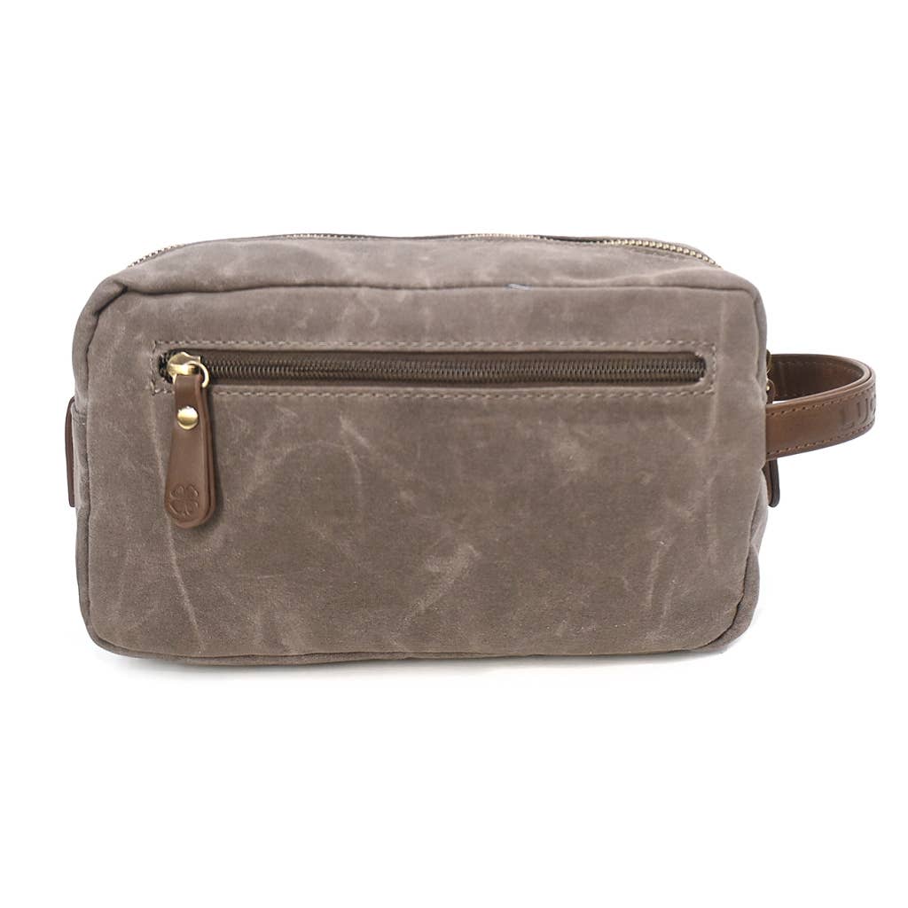 Lucky Brand - Grey Men’s Canvas Toiletry Bag