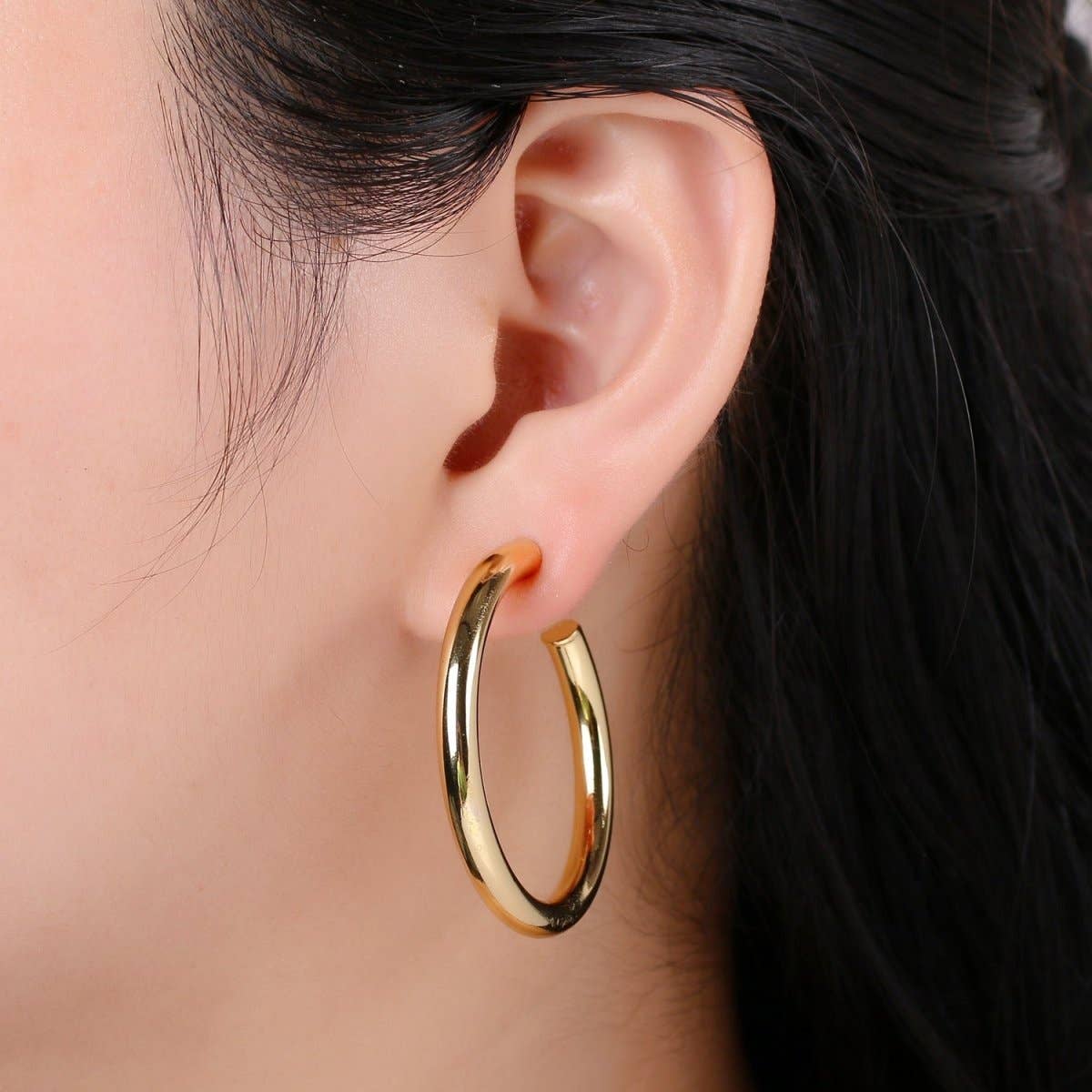 Kenzie Large Gold Hoop Earrings