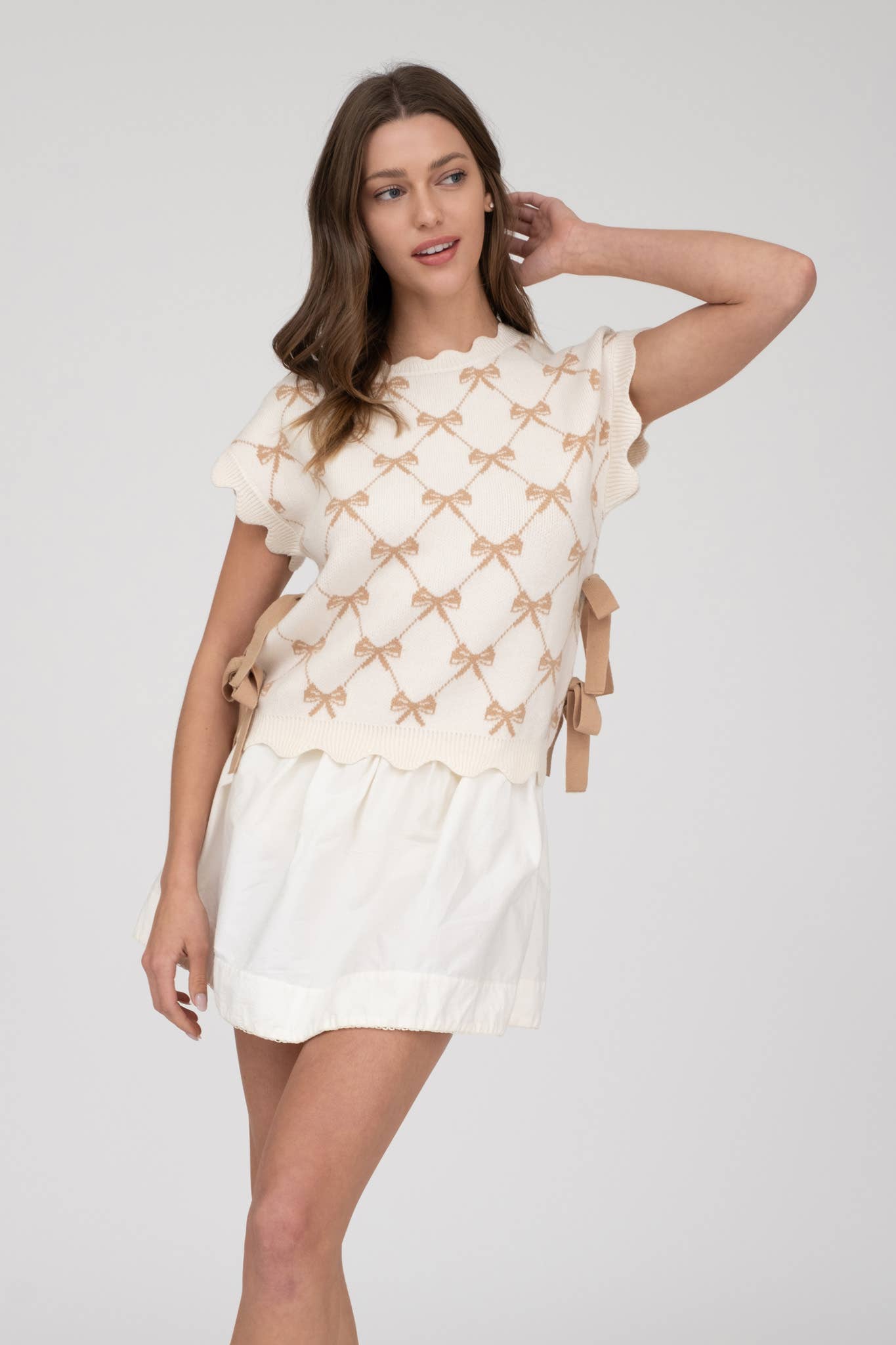 Eloise Bow Knit Sweater