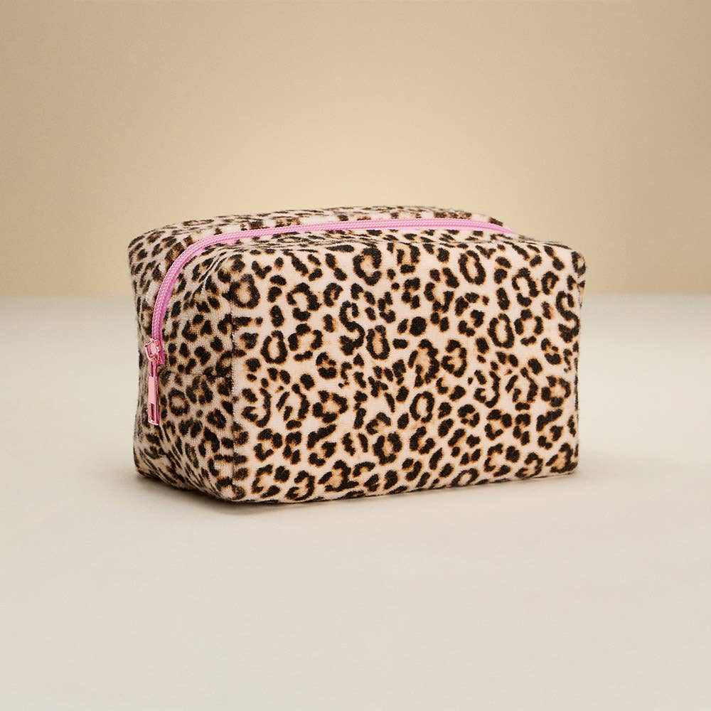 Leopard Print Cosmetic Pouch