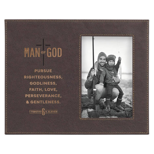 Photo Frame “Man of God 1 Tim. 6:11”