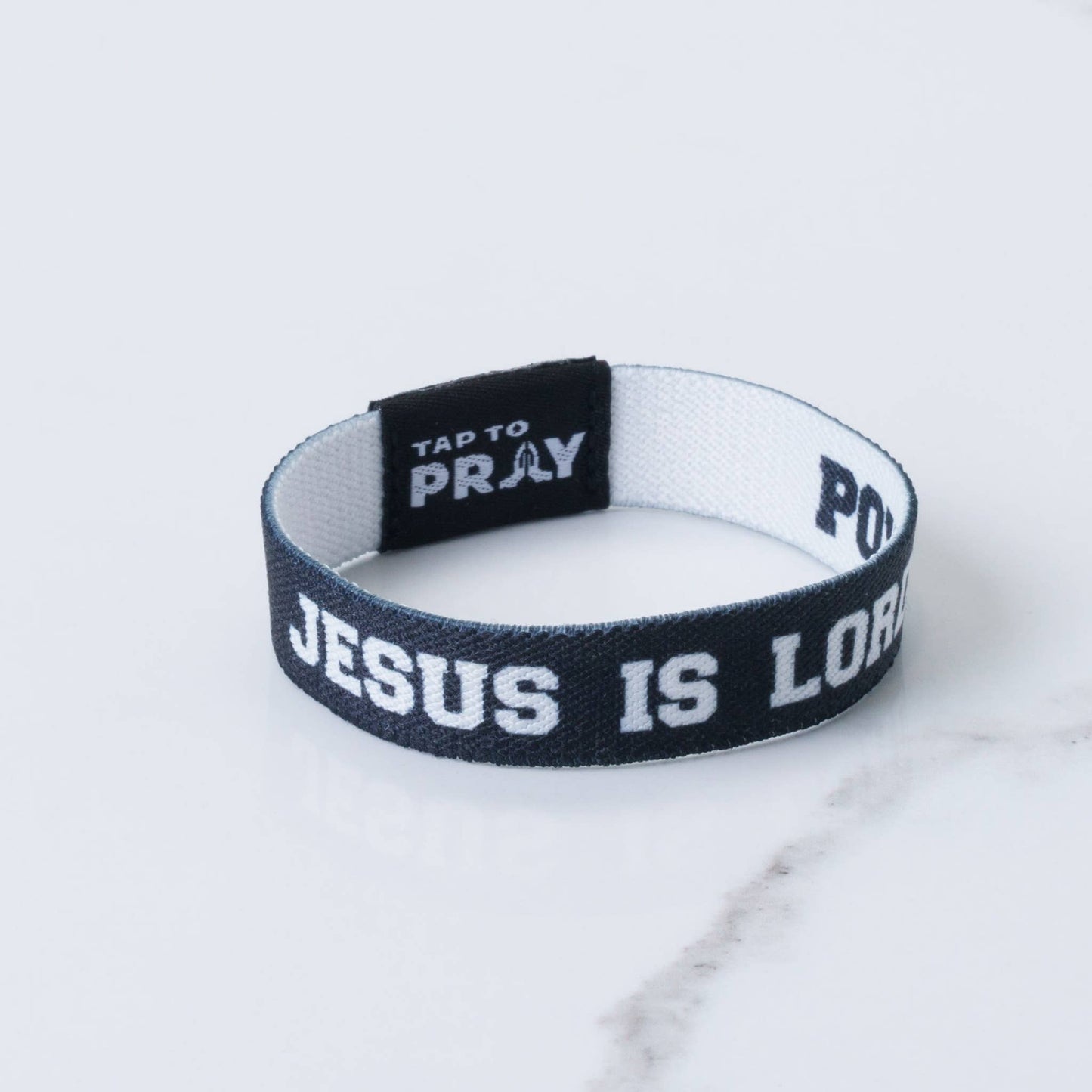 Tap To Pray Black & White - Jesus Is Lord
