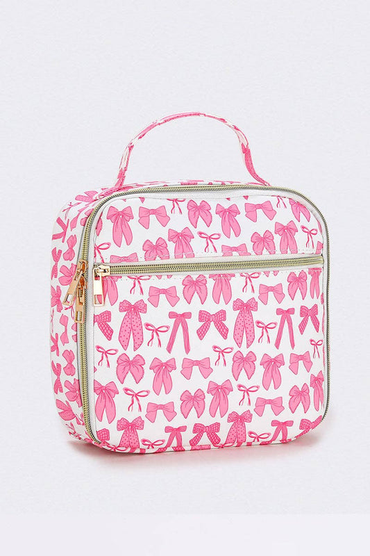 Bow Printed Lunch Box