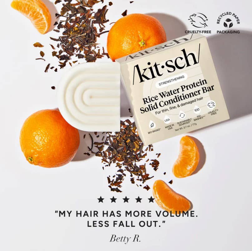 Kitsch - Rice Water Shampoo & Conditioner Bar Set