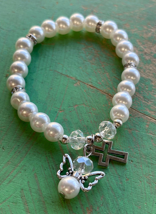 Marcie Angel Pearl Bracelet