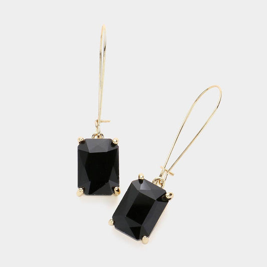 Emerald Cut Earrings