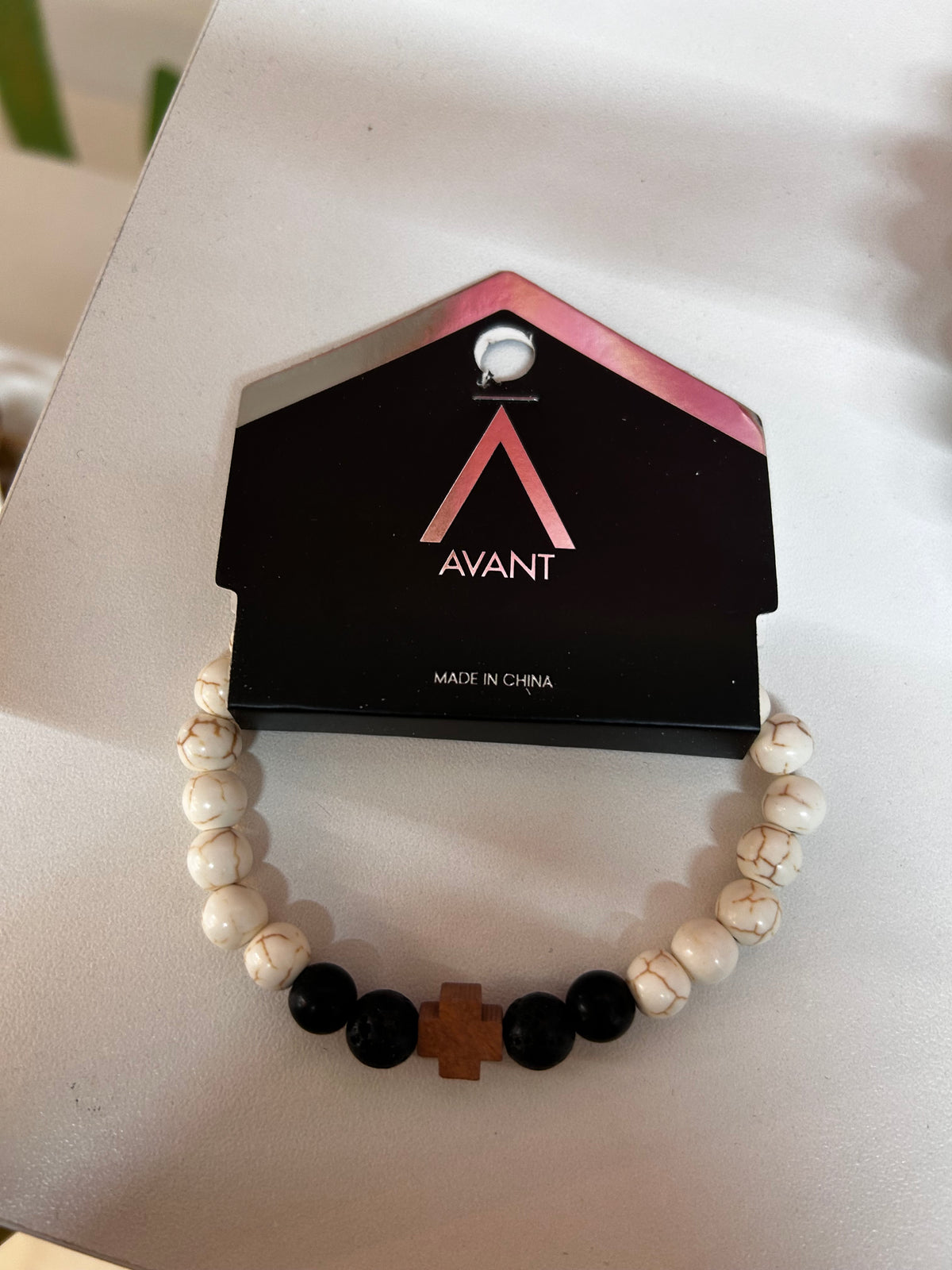 Ken Cross Bead Bracelet