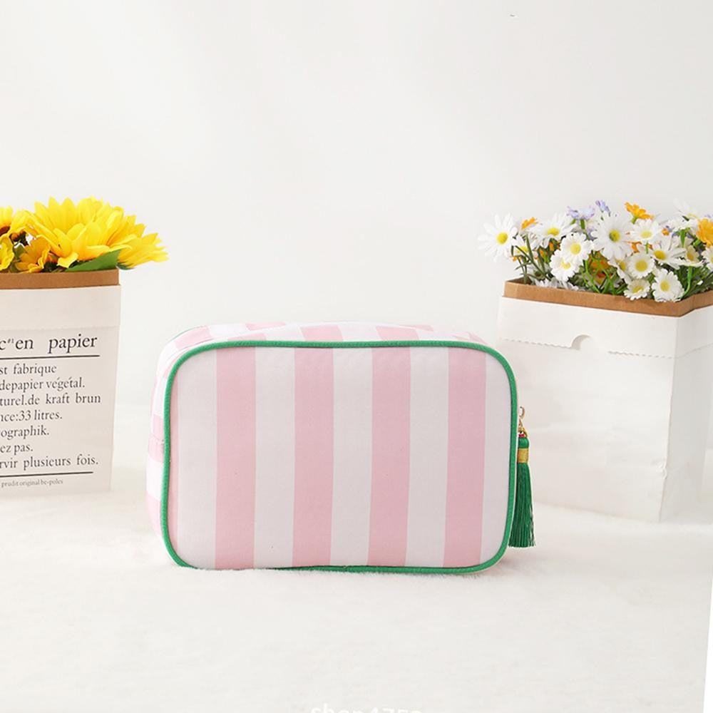 Zoe Striped Pouch