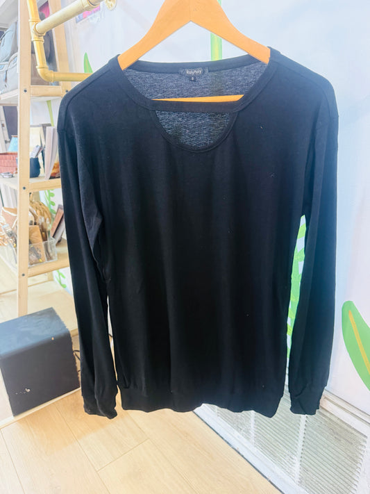 Amy Cut Out Long Sleeve Top