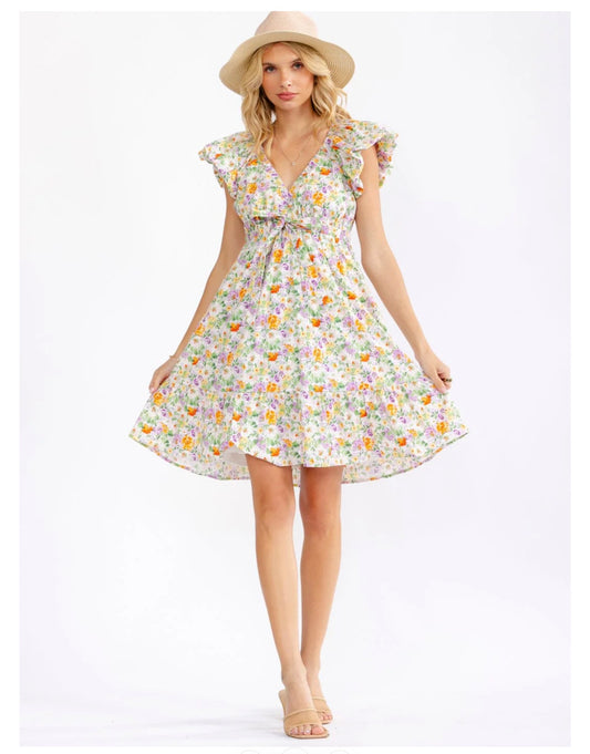 Ivy Floral Mini Dress