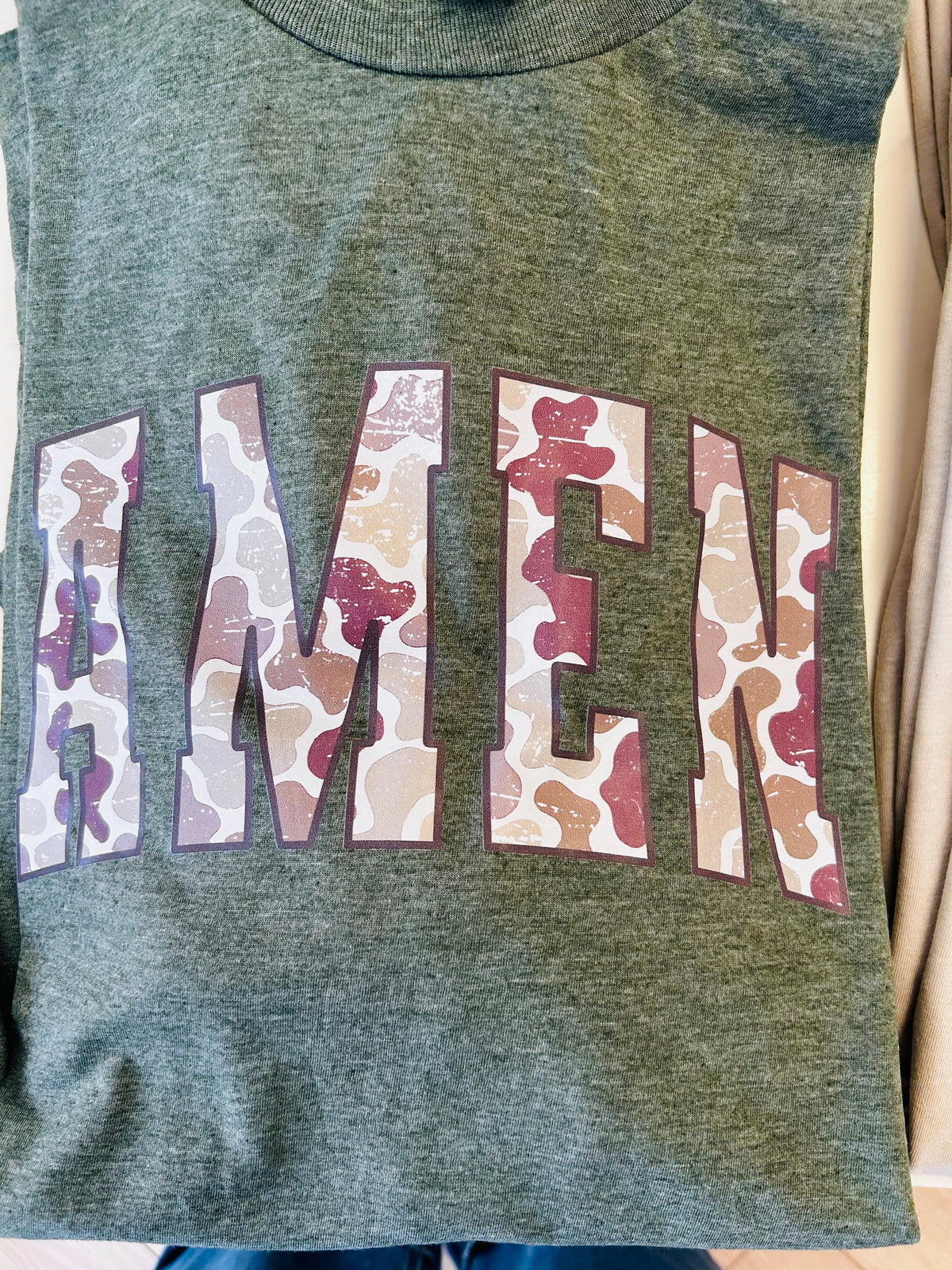 Camo AMEN tee
