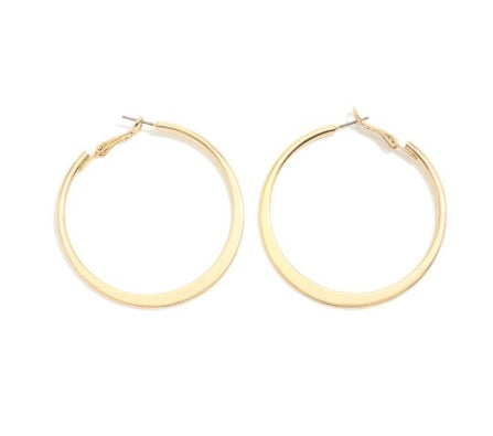 Rianna Thin Hoop Earrings