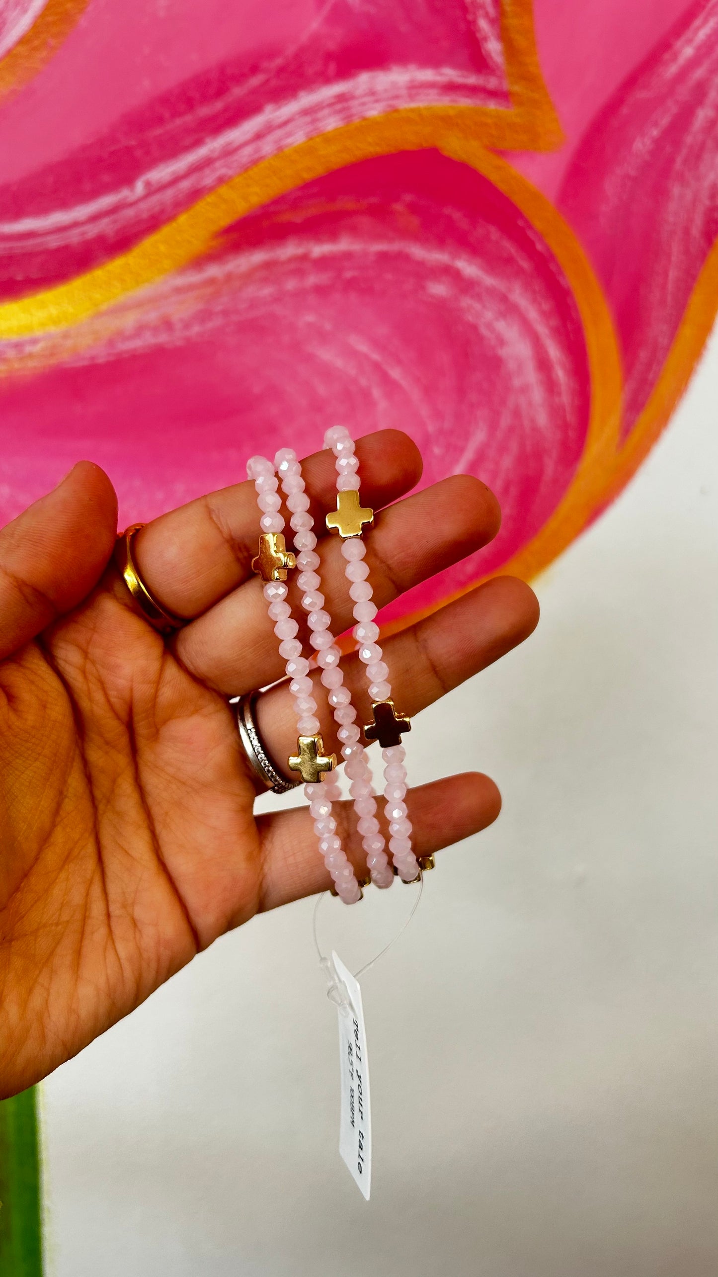 Nancy Cross Beaded Bracelets