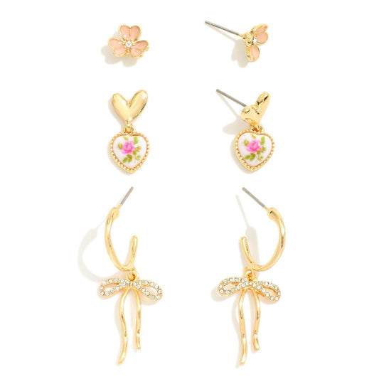 Brooke Trio Earrings