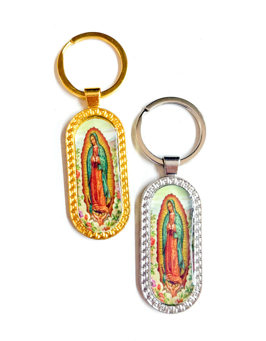 Virgin Mary Lady of Guadalupe Key Chain