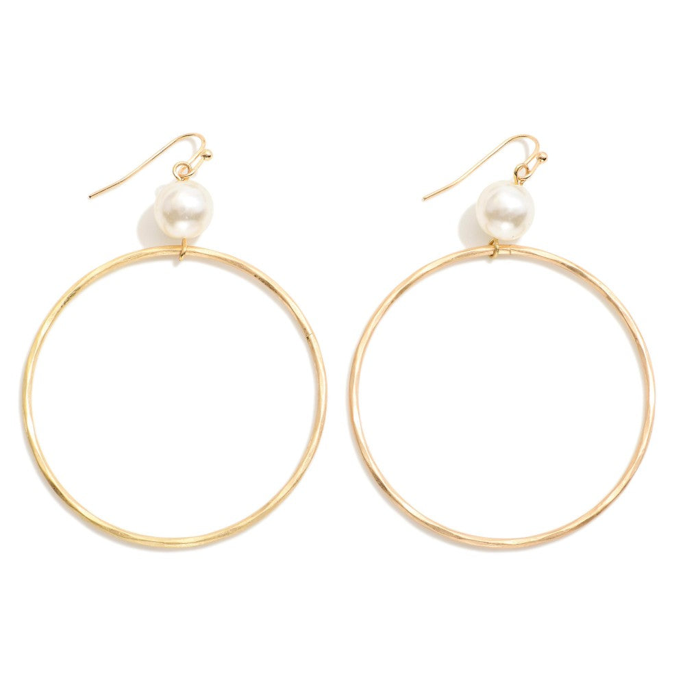 Eden Pearl Hoop Earrings