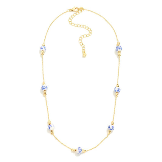 Elliot Porcelain Beaded Necklace