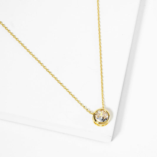 Alaya Crystal Pendant Necklace