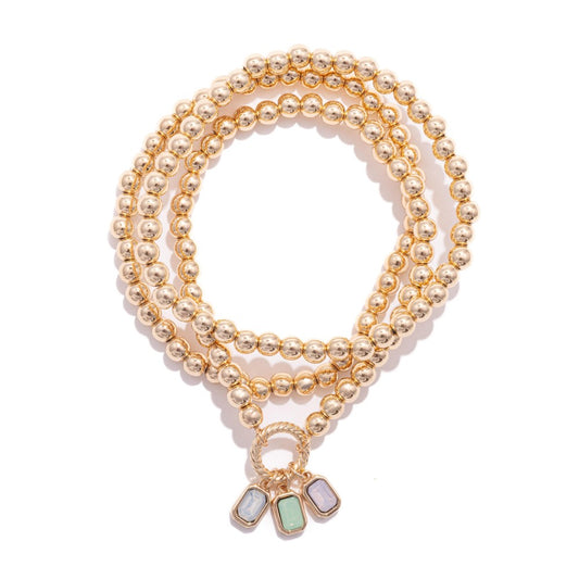 Becca Charm Bracelet Trio