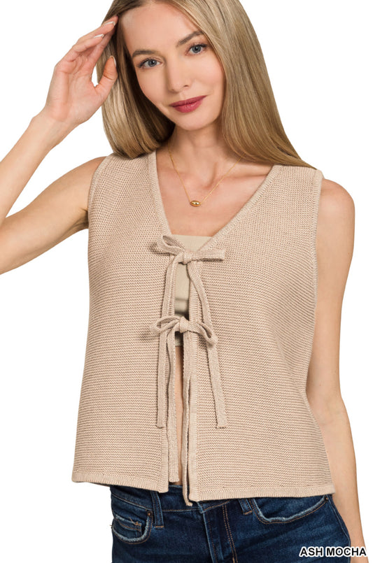 Paityn Tie Sweater Vest