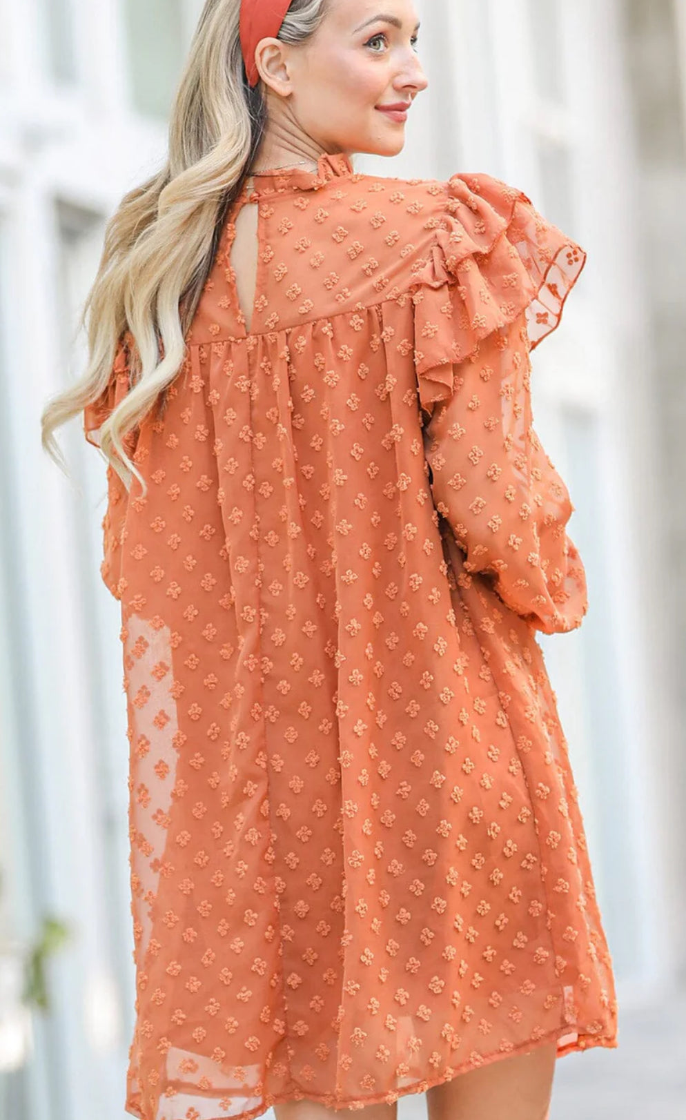 Kendra Dotted Mini Dress