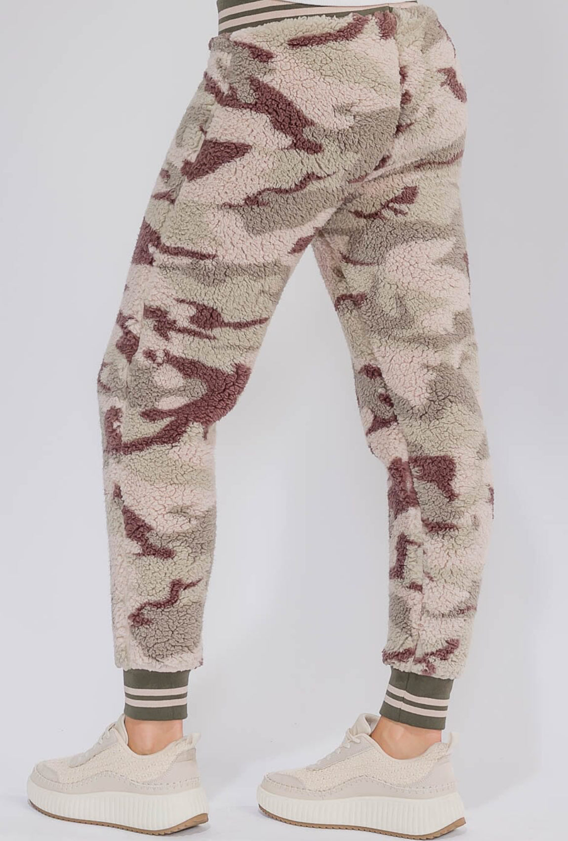 Giselle Camo Sherpa Pants