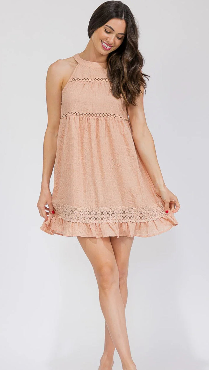 Adalyn Halter Mini Dress