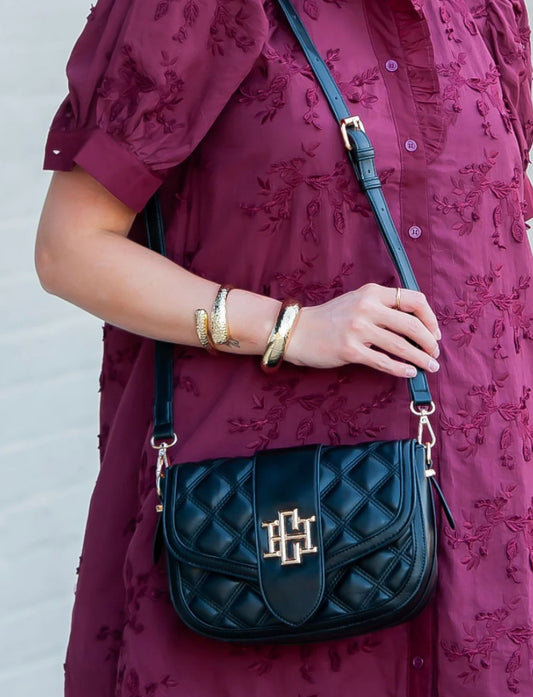 Caroline Hill Griffin Crossbody Bag Black DQ