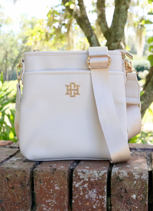 Caroline Hill Briggs Crossbody Cream