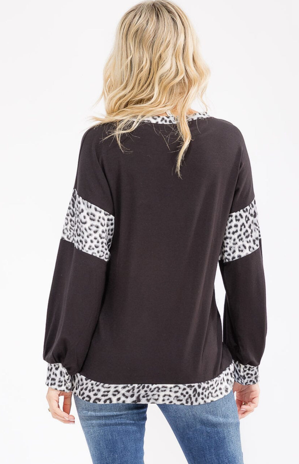 Lena Leopard Top