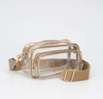 Elaine Champagne Clear Bag