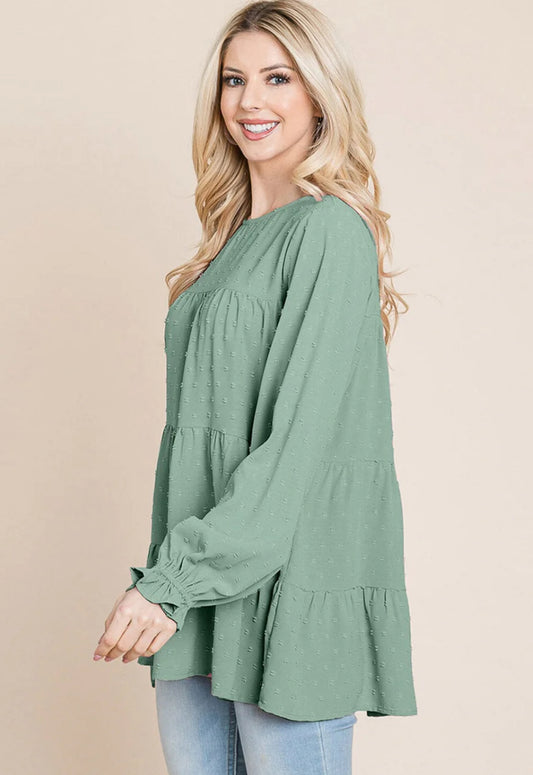 Tate Swiss Long Sleeve Top