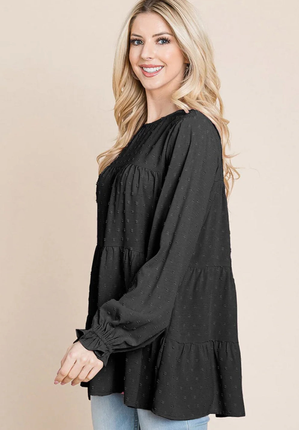 Tate Swiss Long Sleeve Top