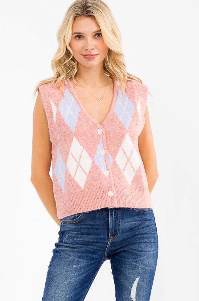 Ashlee Button Up Vest