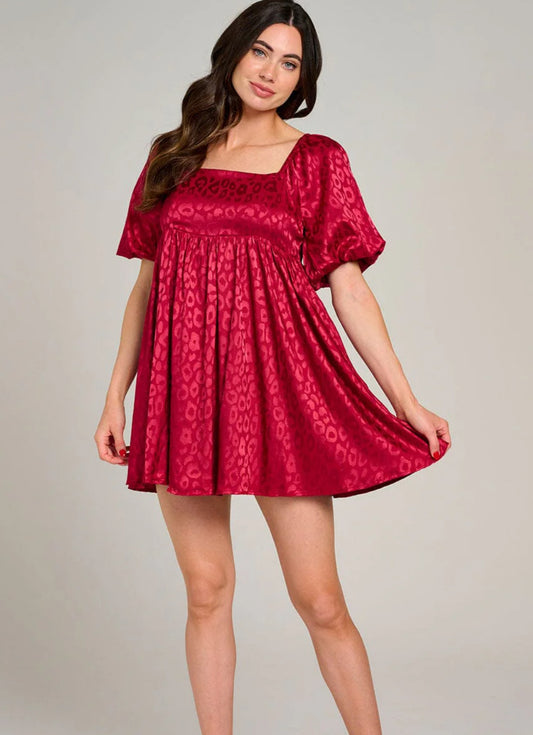 Selina Leopard Mini Dress