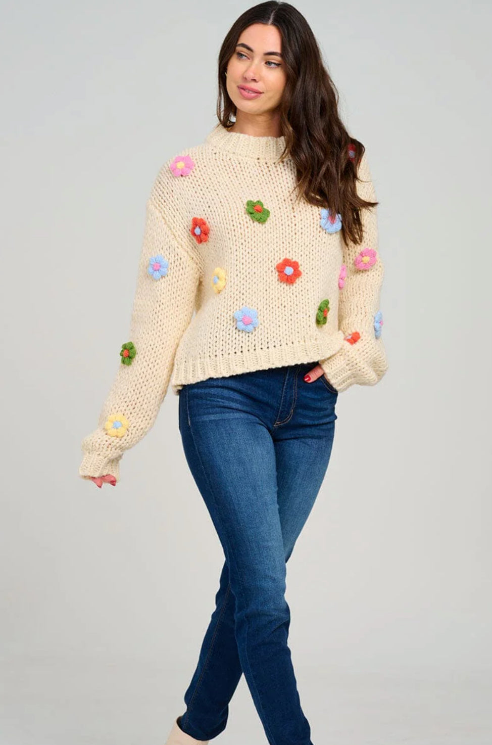 Arielle Floral Sweater