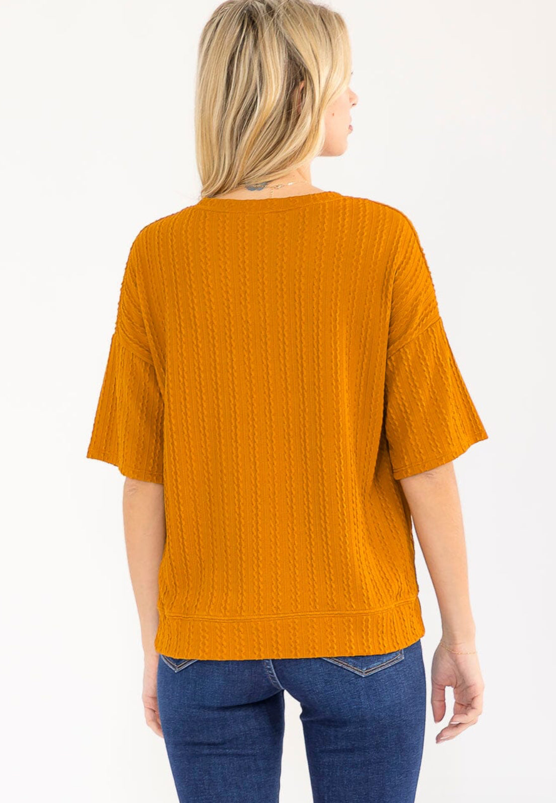 Margo Ribbed Blouse