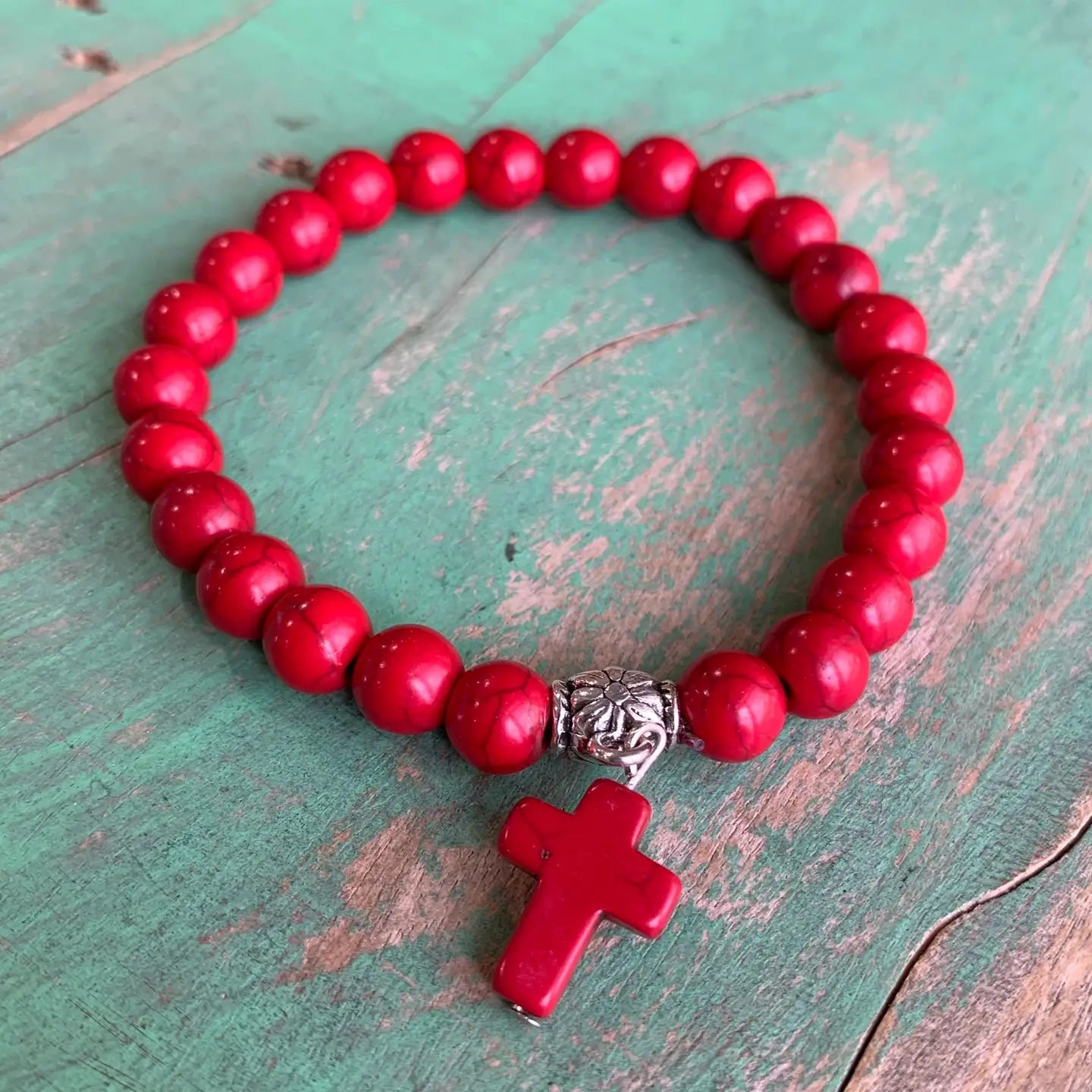 Psalm Cross Bracelet