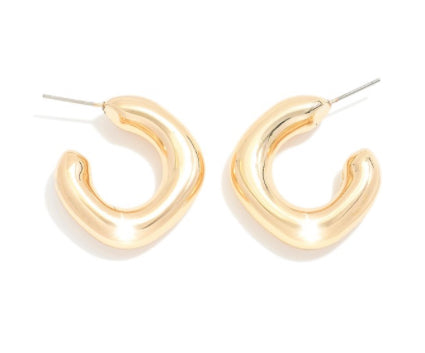 Lana Small Gold Hoop Earrings