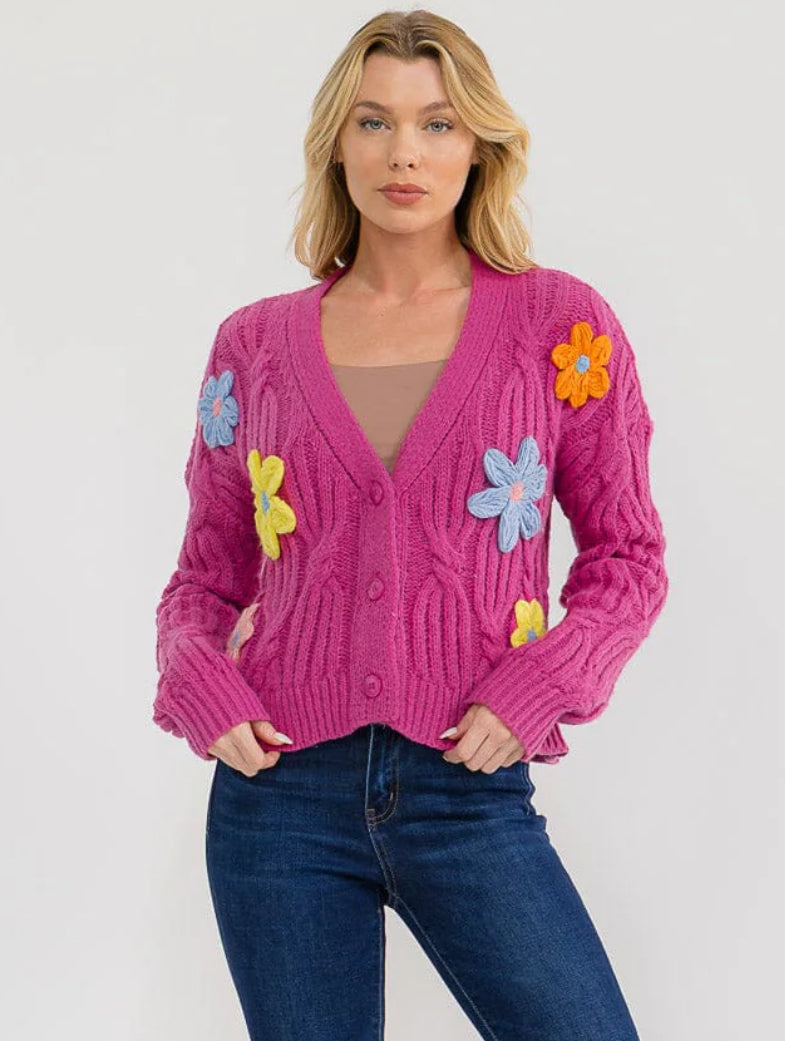 Kristin Floral Cardigan