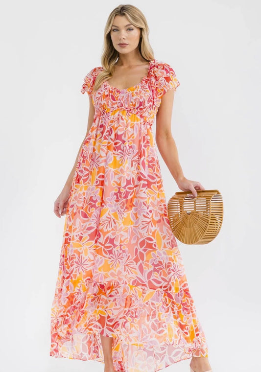 Greta Floral Maxi Dress