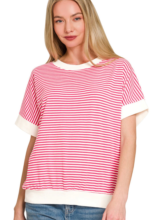 Tatum Striped Top