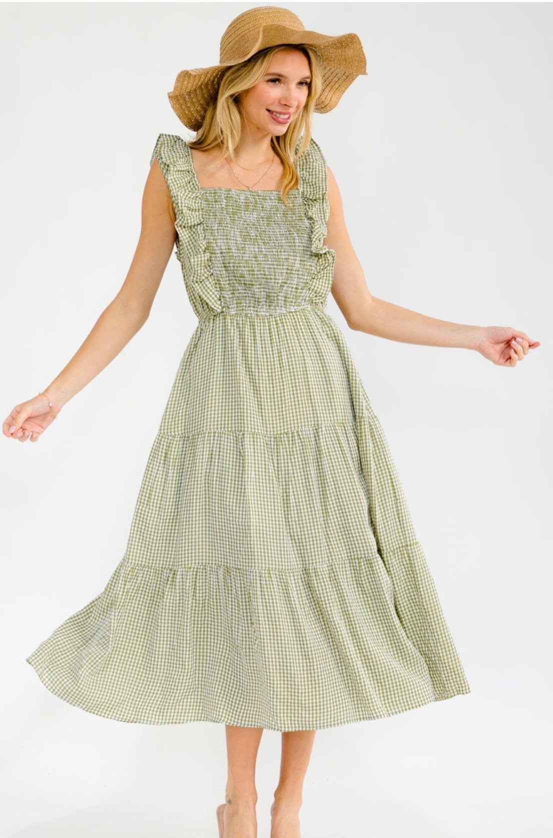 Cove Gingham Maxi Dress