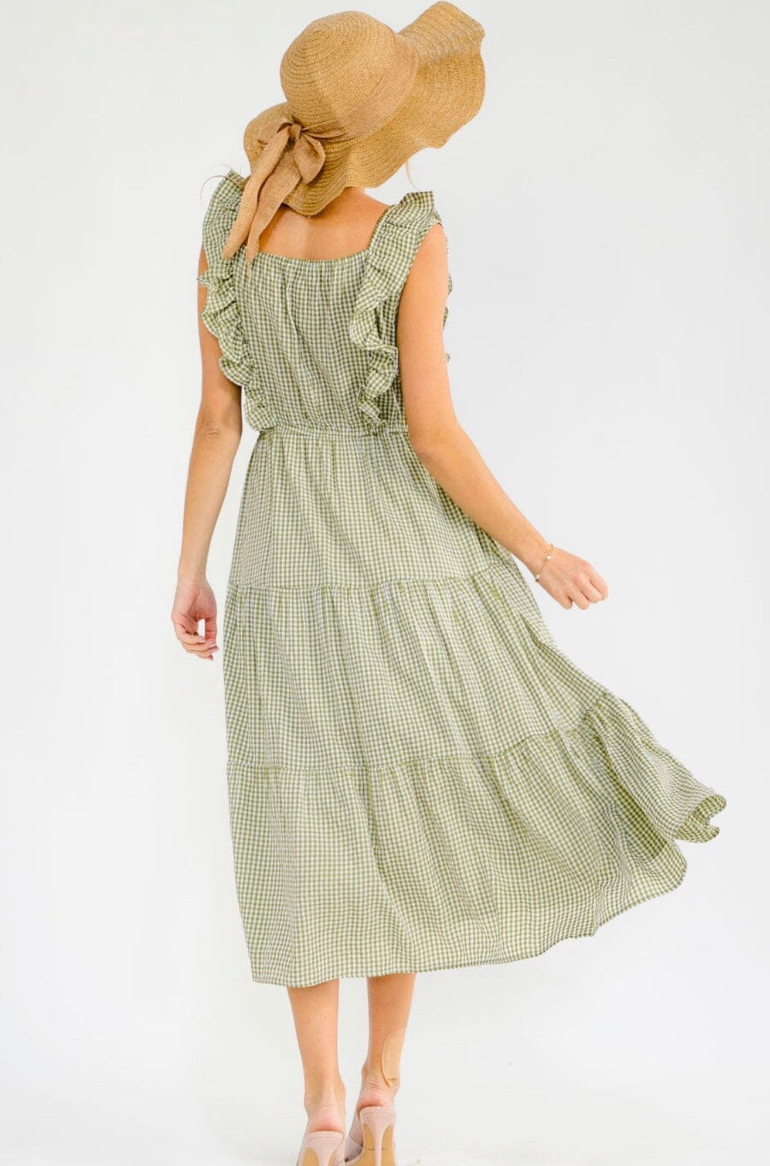 Cove Gingham Maxi Dress