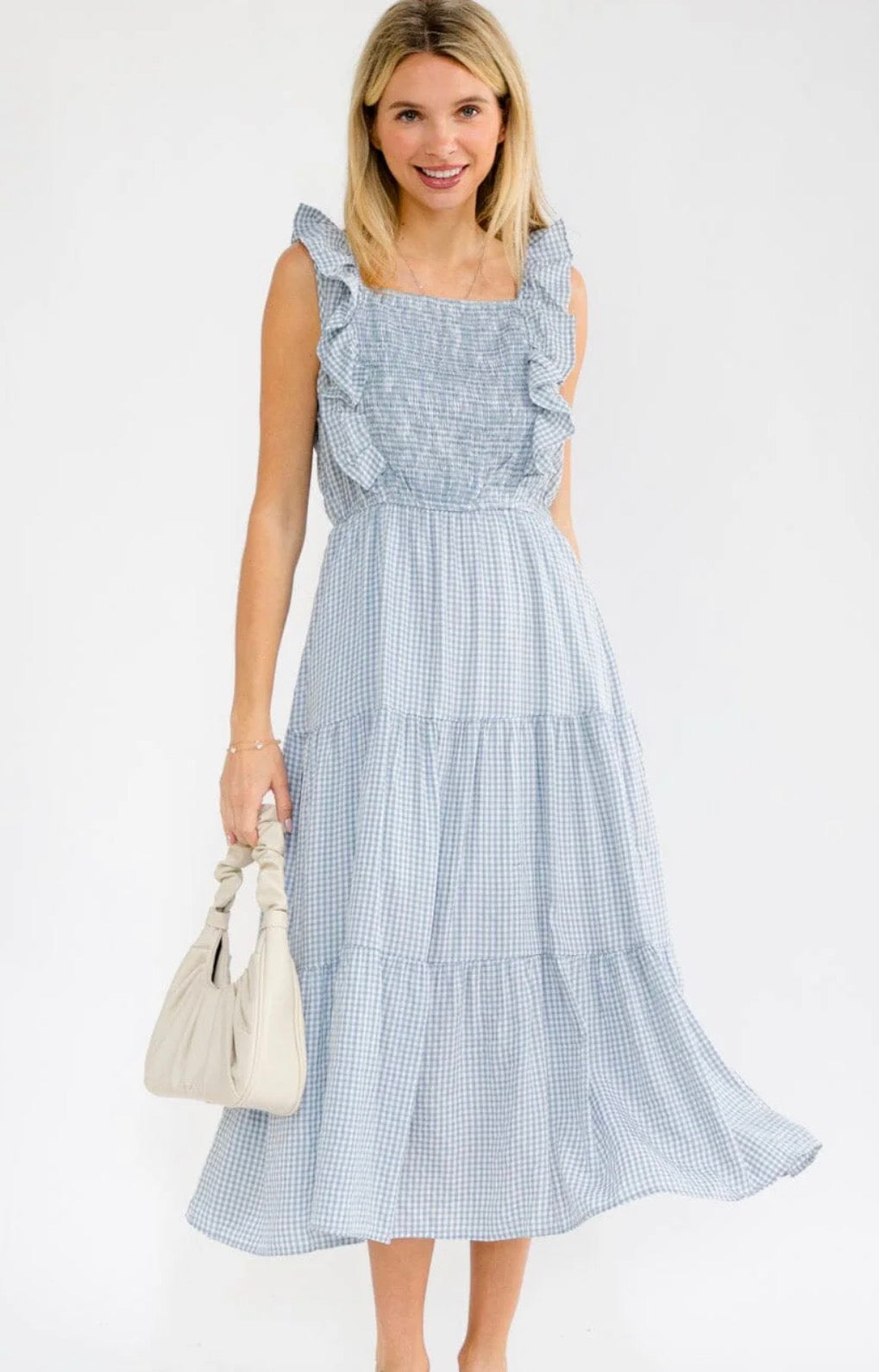 Cove Gingham Maxi Dress