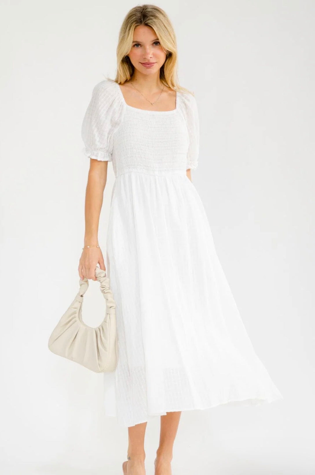 Tanya Puff Sleeve Maxi Dress