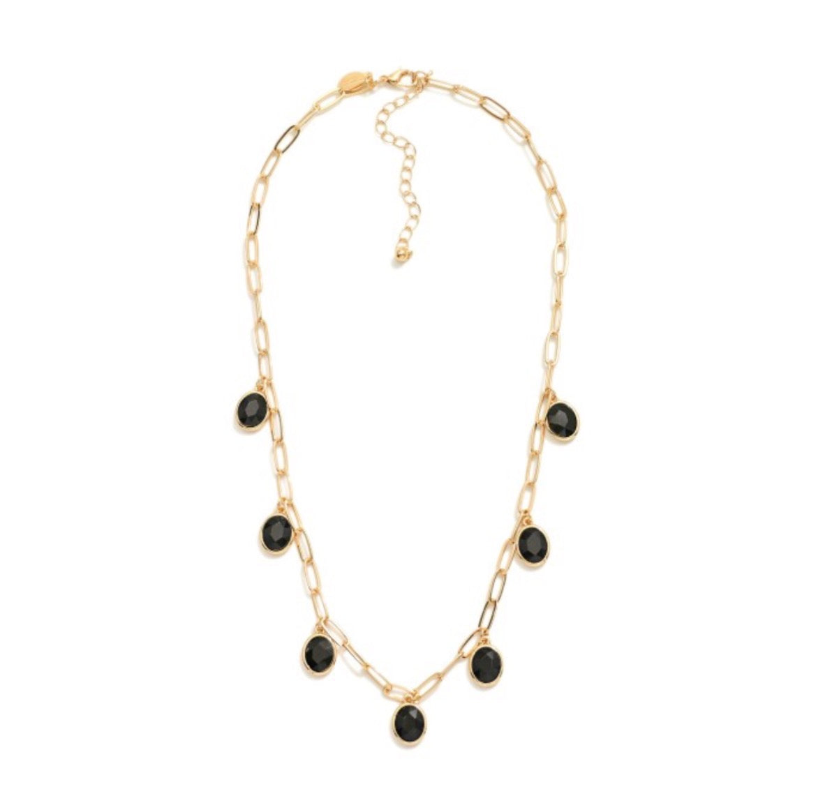 Priya Crystal Dangle Necklace