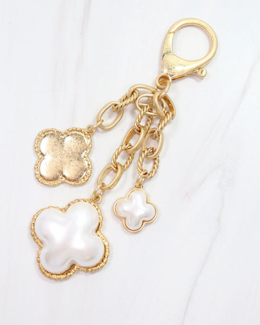 Caroline Hill Jasmine Clover Bag Charm