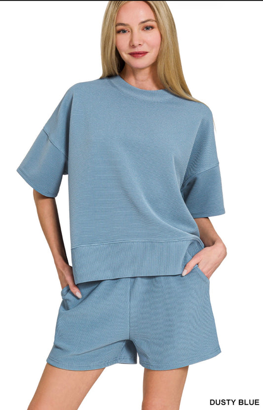 Carla Woven Matching Set