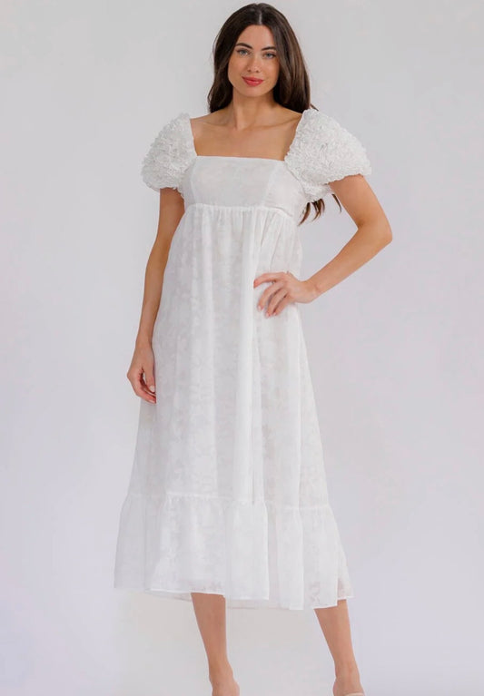 Tanya Puff Sleeve Maxi Dress